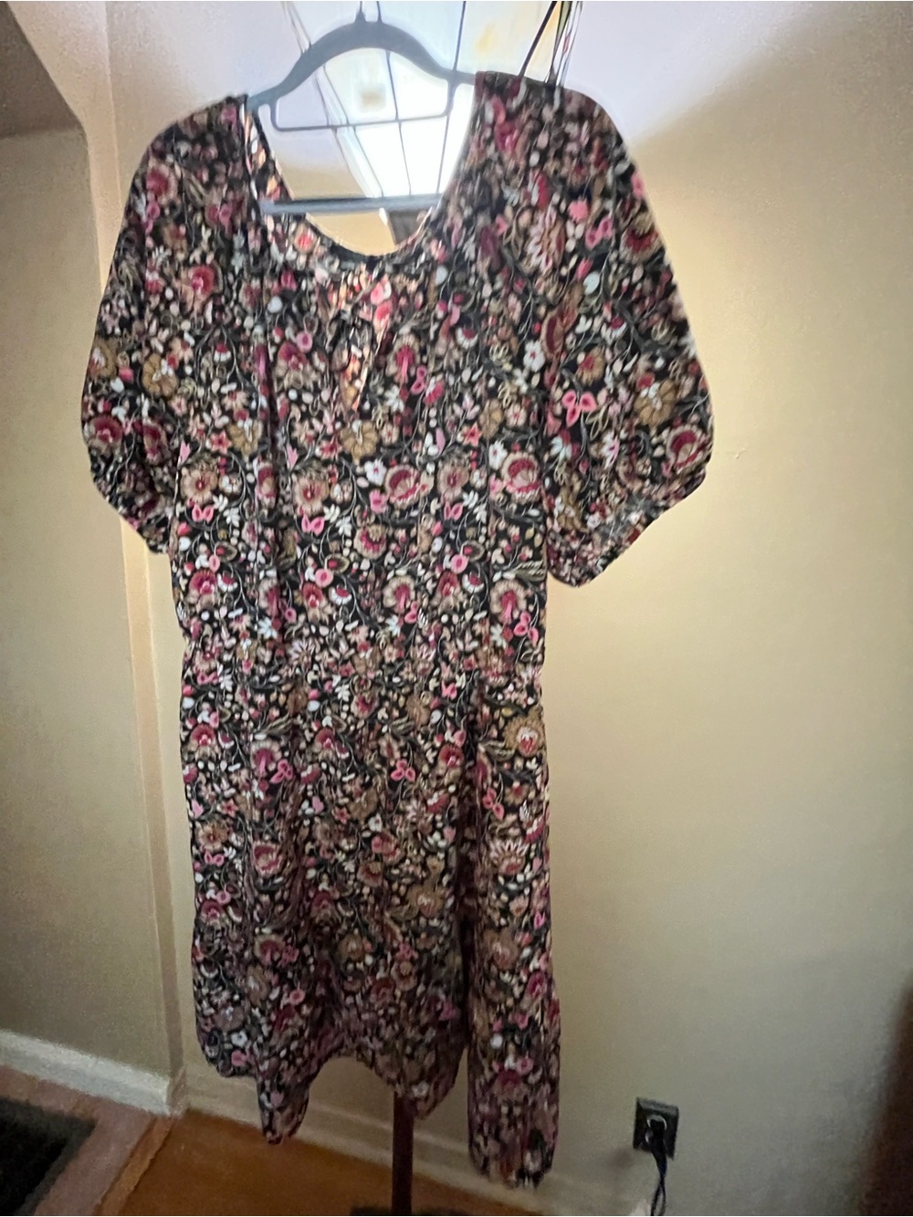 Ann Taylor Factory Floral Mini Dress Size Large